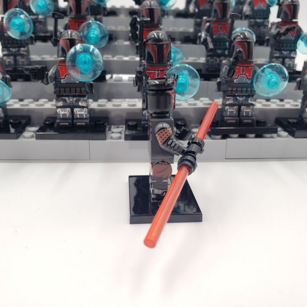 Darth Maul with Mandalorian Army Custom Mini figures, Star Wars, Minifigures - Picture 4 of 12